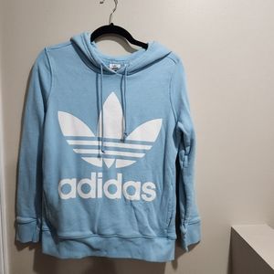 🌸3/$25!  When Bundled Women's Adidas baby blue hoodie-size small